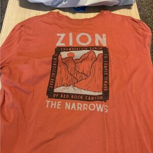 Zion Graphic T-Shirt in Orange